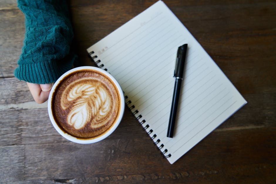 notebook coffee planning - Photo by Pixabay on Pexels